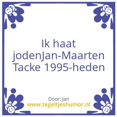 Tegeltje: Jan