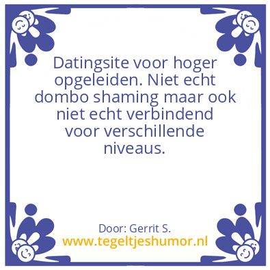 Tegeltje: Ik ben Gerrit.