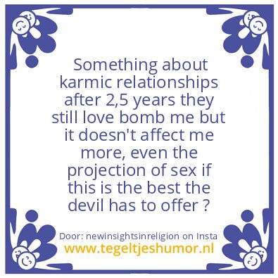 Tegeltje: They are FROM THE DEVIL  !!!!!