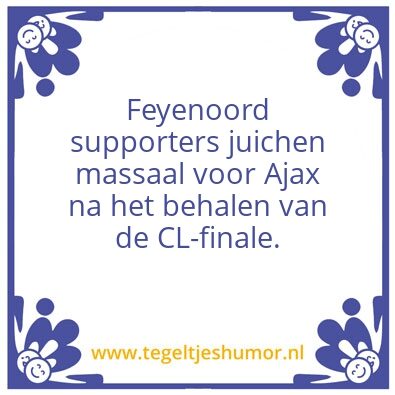 Tegeltje: Ajax