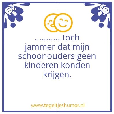 Tegeltje: Food for tought