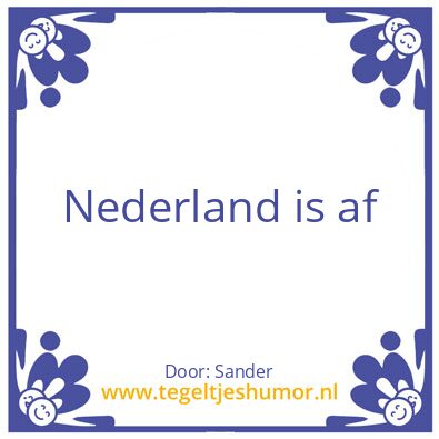Tegeltje: Bart