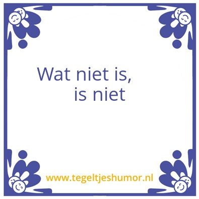 Tegeltje: spreuk van Sandra