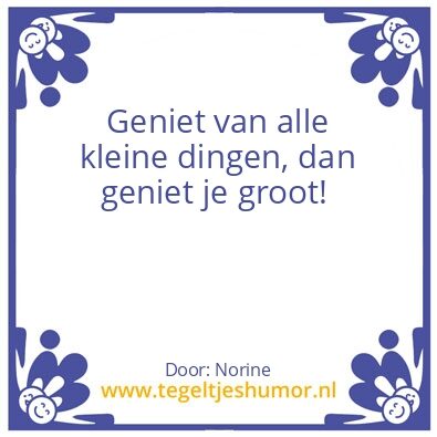Tegeltje: Humor