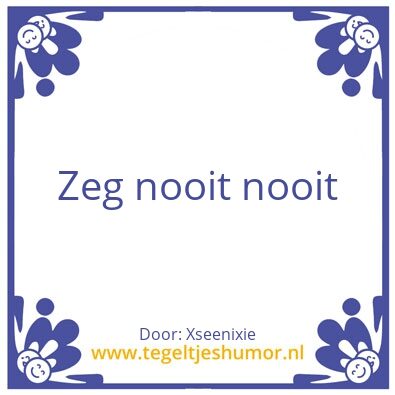 Tegeltje: ??