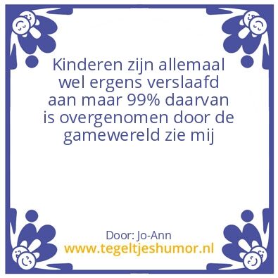 Tegeltje: Kinderen