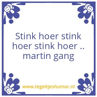 Tegeltje: MARTIN