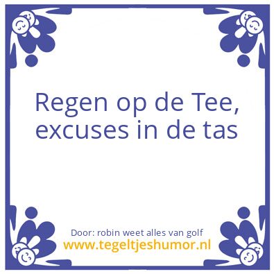 Tegeltje: regen