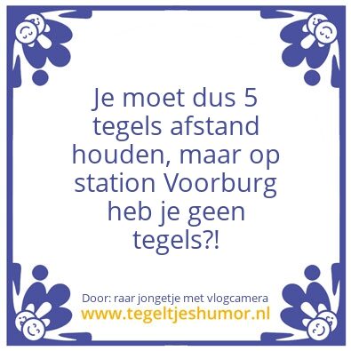 Tegeltje: De Tegel