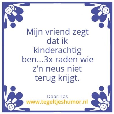 Tegeltje: Humor