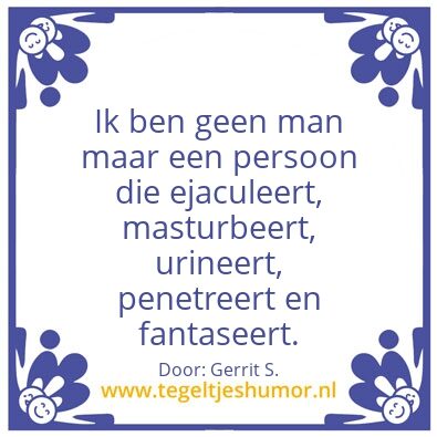 Tegeltje: Ik ben Gerrit.
