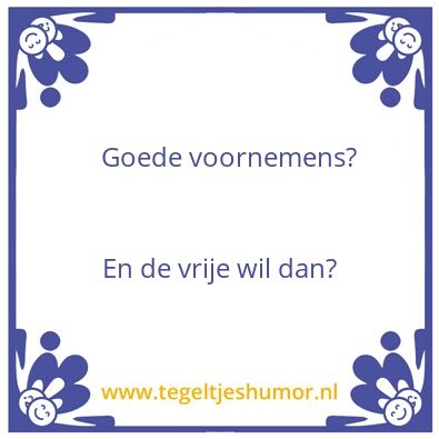 Tegeltje: voornemens1