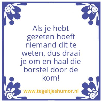 Tegeltje: Wc kom