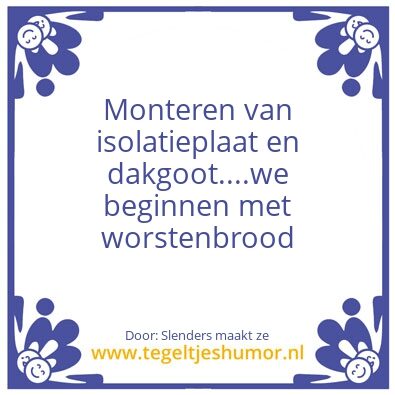 Tegeltje: Isolatieplaat