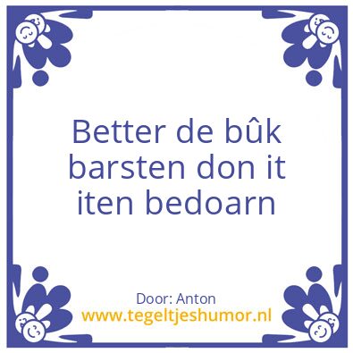 Tegeltje: Humor