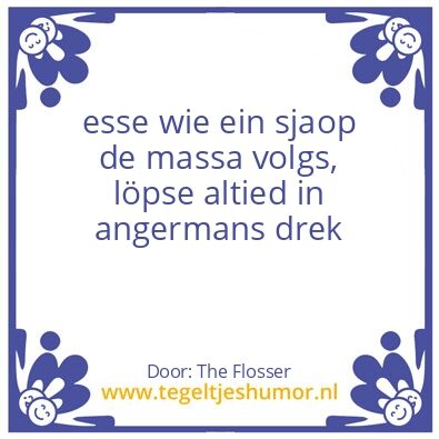 Tegeltje: spreuken