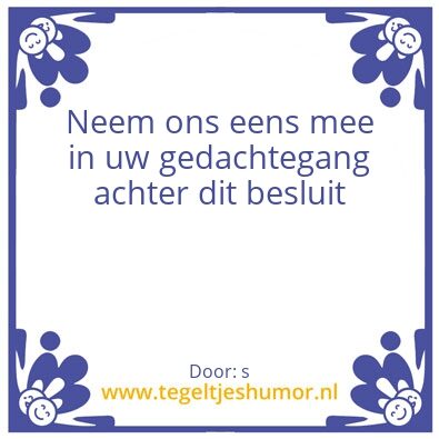 Tegeltje: s