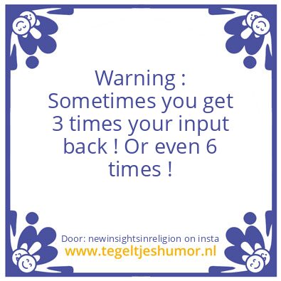 Tegeltje: Now You Know