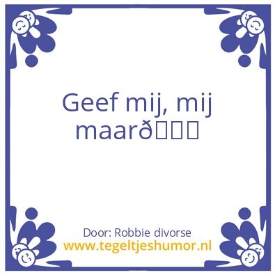 Tegeltje: Schatje