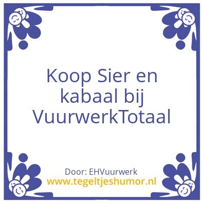 Tegeltje: vwt