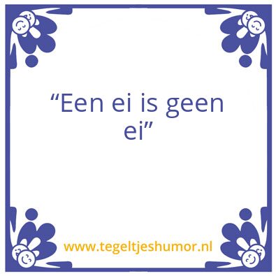 Tegeltje: Tegel