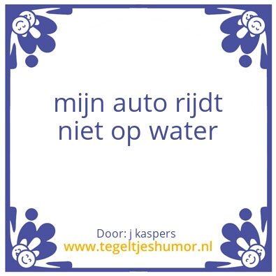 Tegeltje: oeps