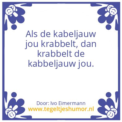 Tegeltje: Kabeljauw