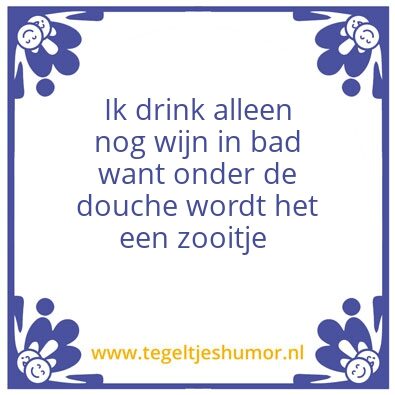 Tegeltje: Humor