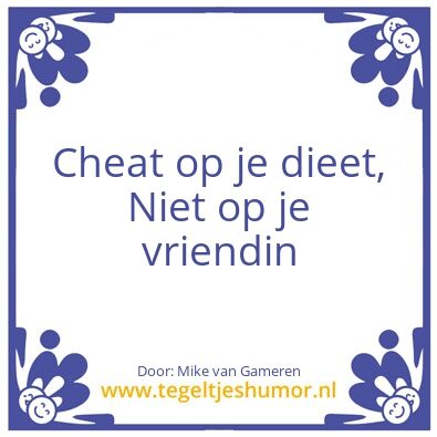 Tegeltje: ja
