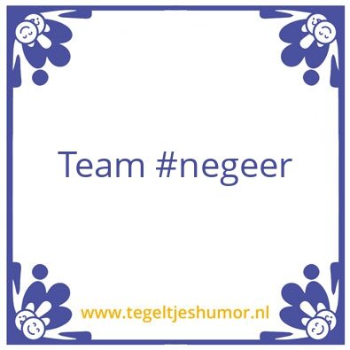 Tegeltje: Vrouwenzweet