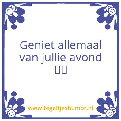 Tegeltje: H