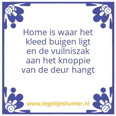 Tegeltje: We zijn er bijna