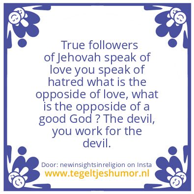 Tegeltje: Count your blessings !