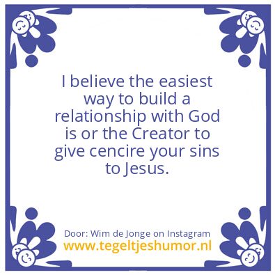 Tegeltje: I believe 2