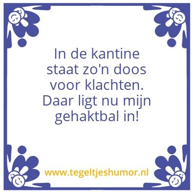 Tegeltje: Doos