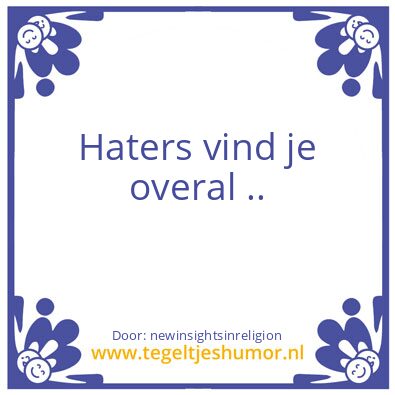 Tegeltje: Nothing is for free