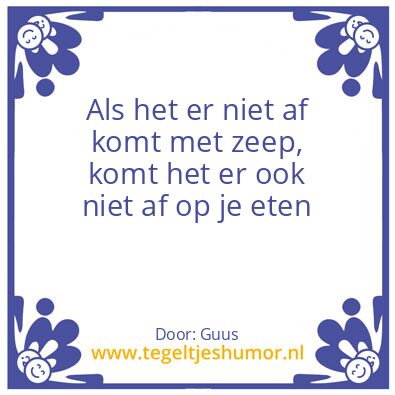 Tegeltje: Wijsheid van guus