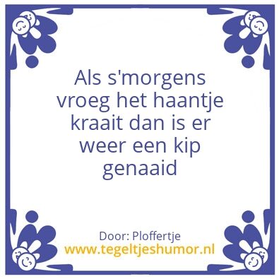 Tegeltje: Humor