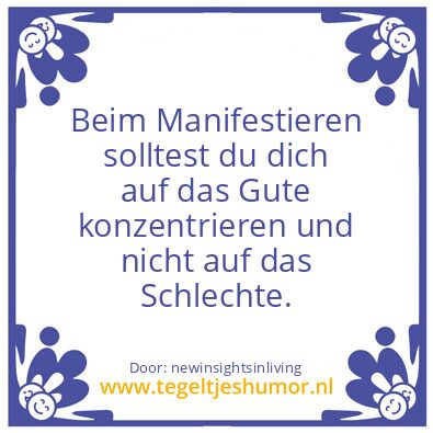 Tegeltje: manifesting