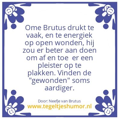Tegeltje: Pleister