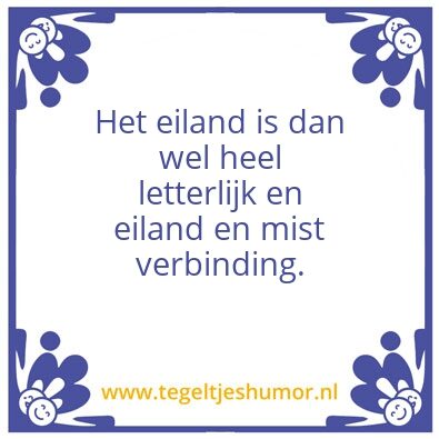 Tegeltje: Keuken