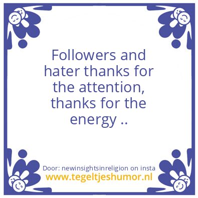 Tegeltje: Thanks,