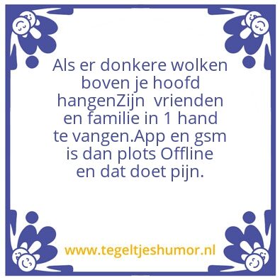 Tegeltje: Problemen