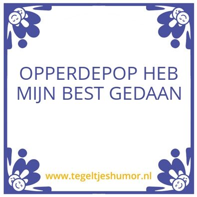Tegeltje: 1