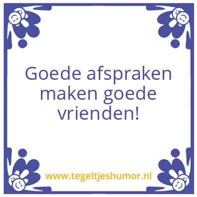 Tegeltje: dfe