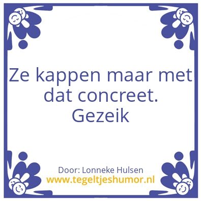 Tegeltje: Scriptie ellende
