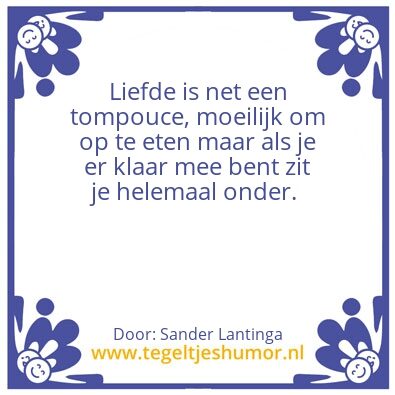Tegeltje: Liefde
