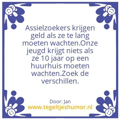 Tegeltje: Zoek het verschil
