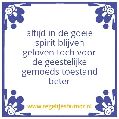 Tegeltje: Spirit