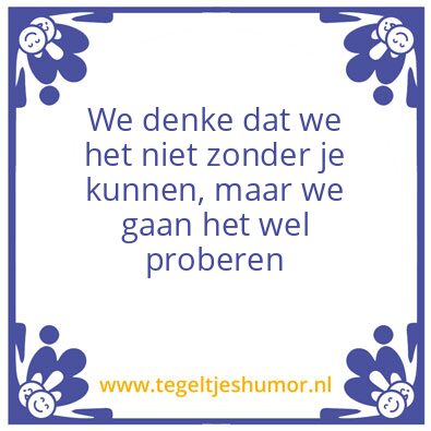 Tegeltje: hans